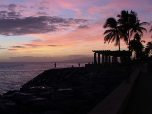 Sunset in Hawaii