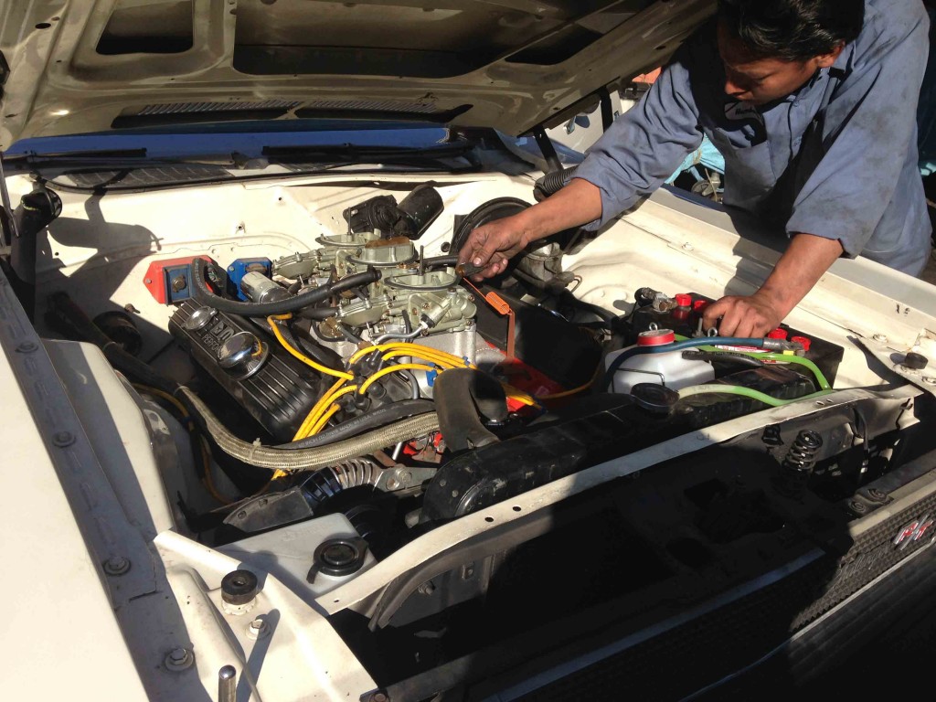 Needed to figure out why idle was unstable. Check outboard A/F adjustment