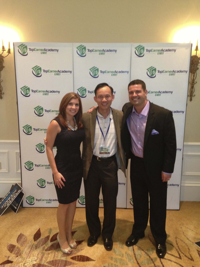 With the awesome Jessica and Ray Higdon, hosts of Top Earner Academy Live 2014.