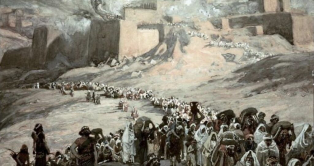 The Destruction of Jerusalem. This could have been the end of the Kingdom of Israel, as Jerusalem is destroyed by the Babylonians and the people are taken captive. In truth, the Babyonians were used to judge the Israelites for the idolatry and turning away from God. But God had plans to restore them. Men who were faithful to God like Daniel were taken captive yet served God in the foreign land to witness God's glory and, in time, help bring King Nebuchadnezzar to repentance and trust in God.
