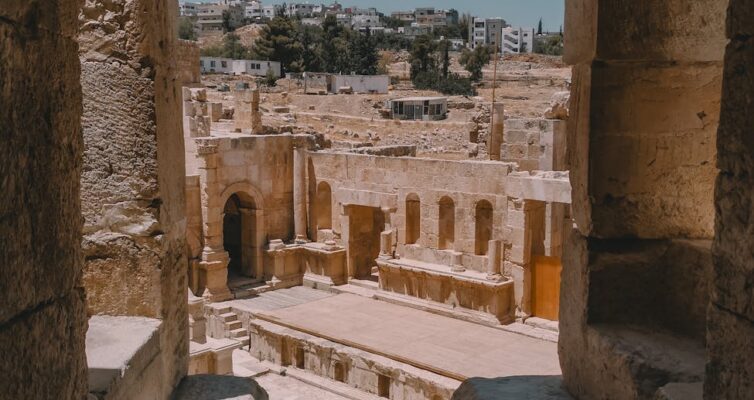 walls of ancient ruins