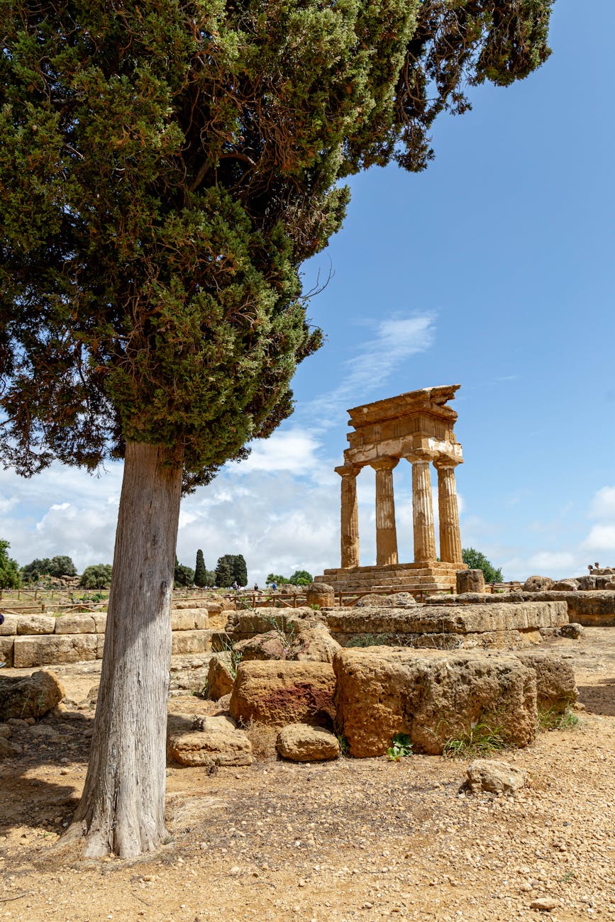 valley of the temples in agrigento italy
