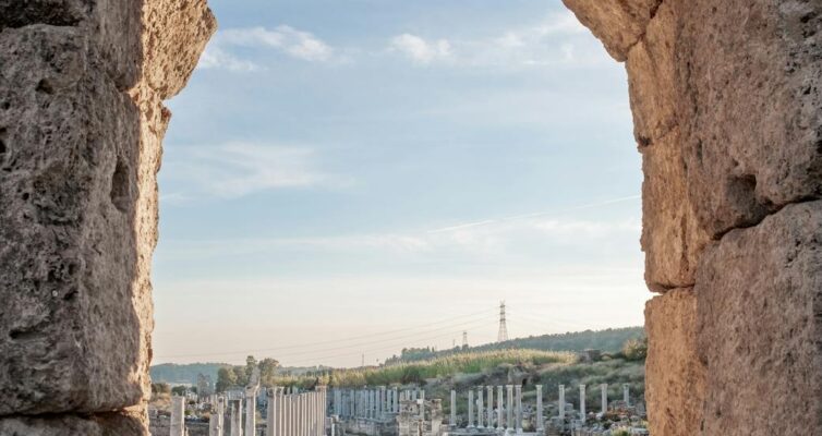 ruins of an ancient city of perge