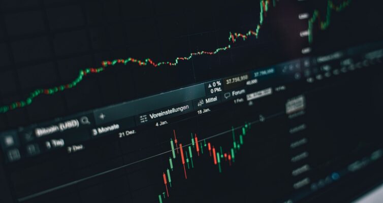 graph of the movement of the value of bitcoin